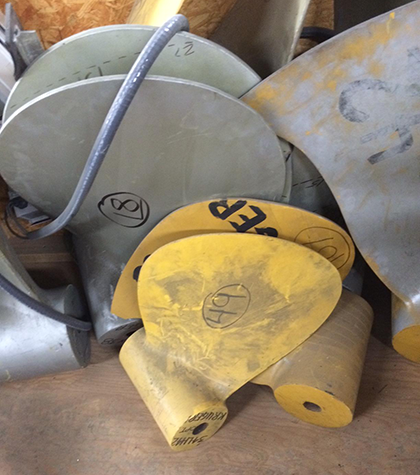 Blank propeller patterns.